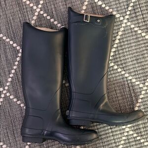 Esprit Navy Tall Rain Boots